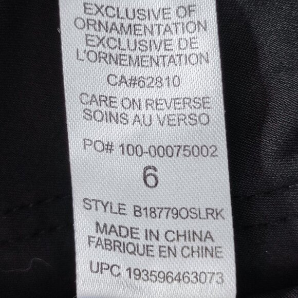 Democracy Ab'Solution leans grey with black polka dot women's size 6 - Picture 6 of 16